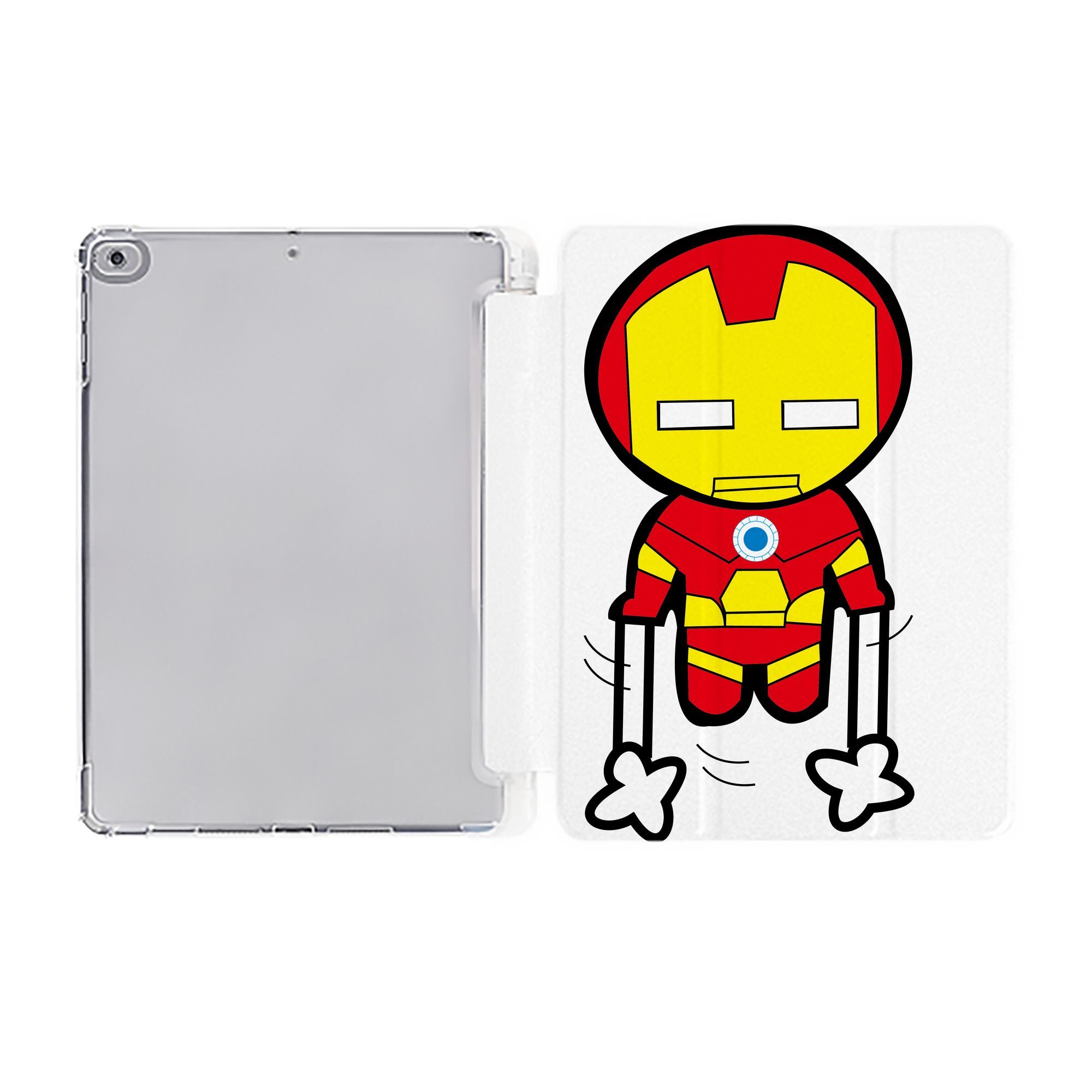 （画像用） アベンジャーズ The Avengers IPad ケース ペン収納付き 三つ折りスタンド PUレザー×シリコン 対応機種9.5/10.5/10.9インチ